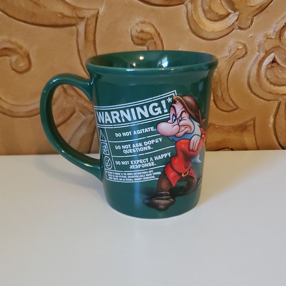 Disney Store Green Grumpy Mug
